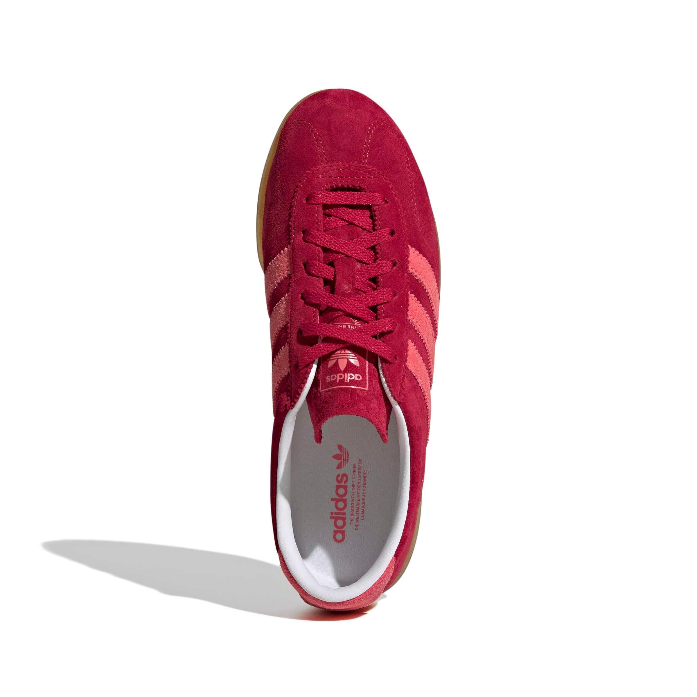 adidas Originals Gazelle Lo Pro "Team Victory Red/Gum 3/Gum 3" Women's Shoe - RED/GUM/GUM Thumbnail View 5