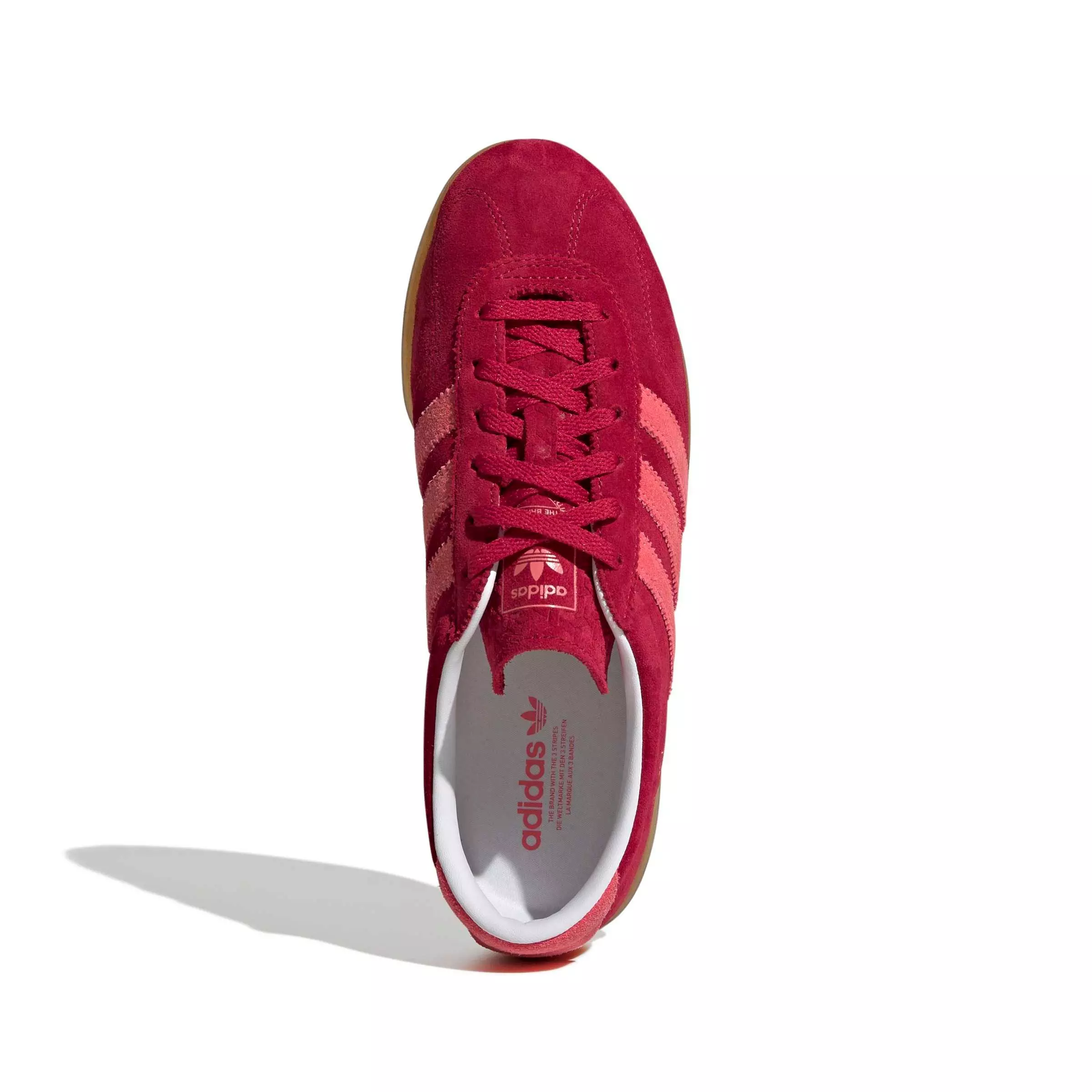 adidas Originals Gazelle Lo Pro "Team Victory Red/Gum 3/Gum 3" Women's Shoe - RED/GUM/GUM