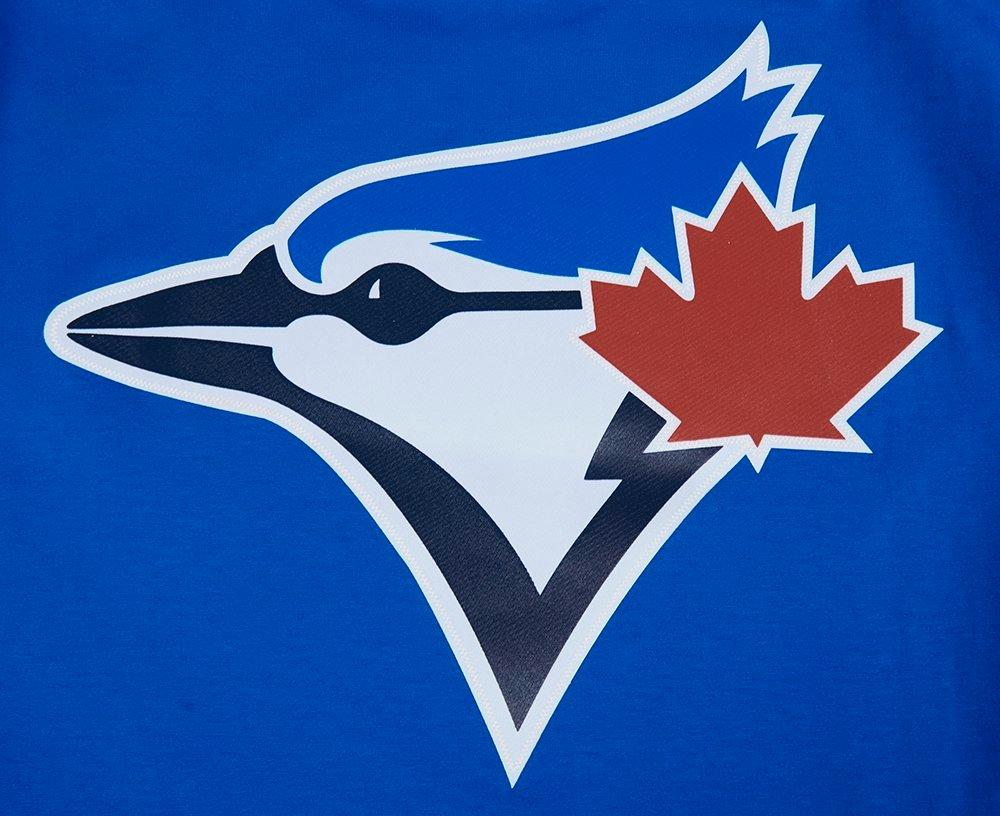 Pro Standard Men's MLB Toronto Blue Jays Classic Mesh Single Jersey Striped Top - Royal/Red - ROYAL/RED