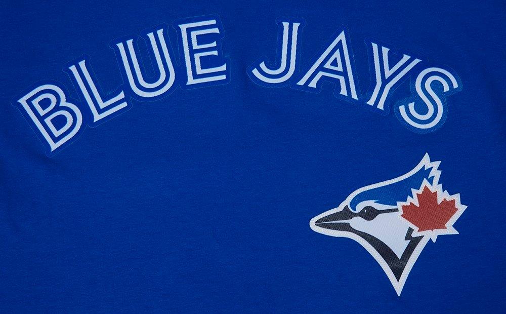 Pro Standard Men's MLB Toronto Blue Jays Classic Mesh Single Jersey Striped Top - Royal/Red - ROYAL/RED
