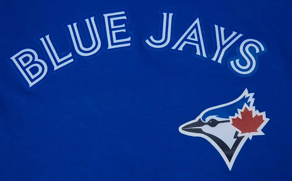Pro Standard Men's MLB Toronto Blue Jays Classic Mesh Single Jersey Striped Top - Royal/Red - ROYAL/RED