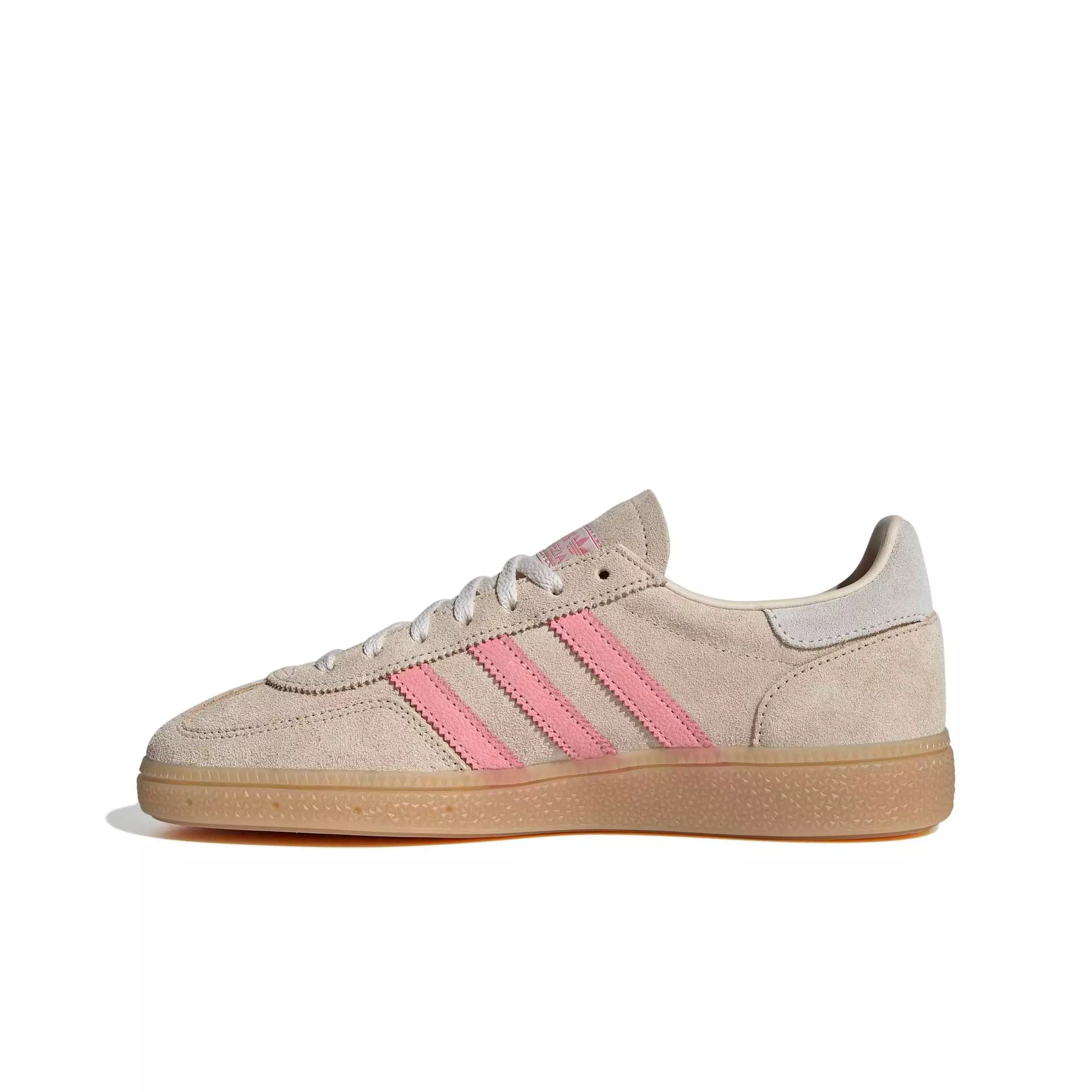adidas Originals Handball Spezial "Crystal Linen/Pink Spark/Wonder White" Women's Shoe - LINEN/PINK/WHITE