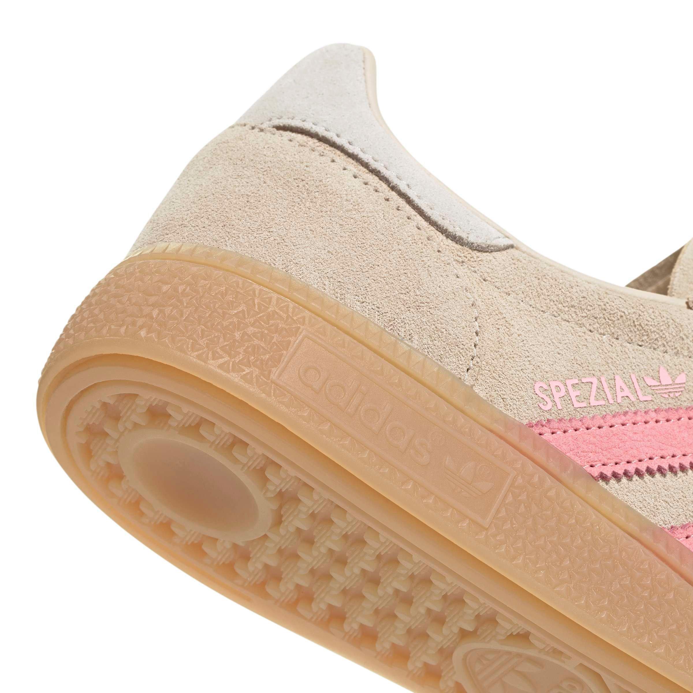 adidas Originals Handball Spezial "Crystal Linen/Pink Spark/Wonder White" Women's Shoe - LINEN/PINK/WHITE Thumbnail View 7