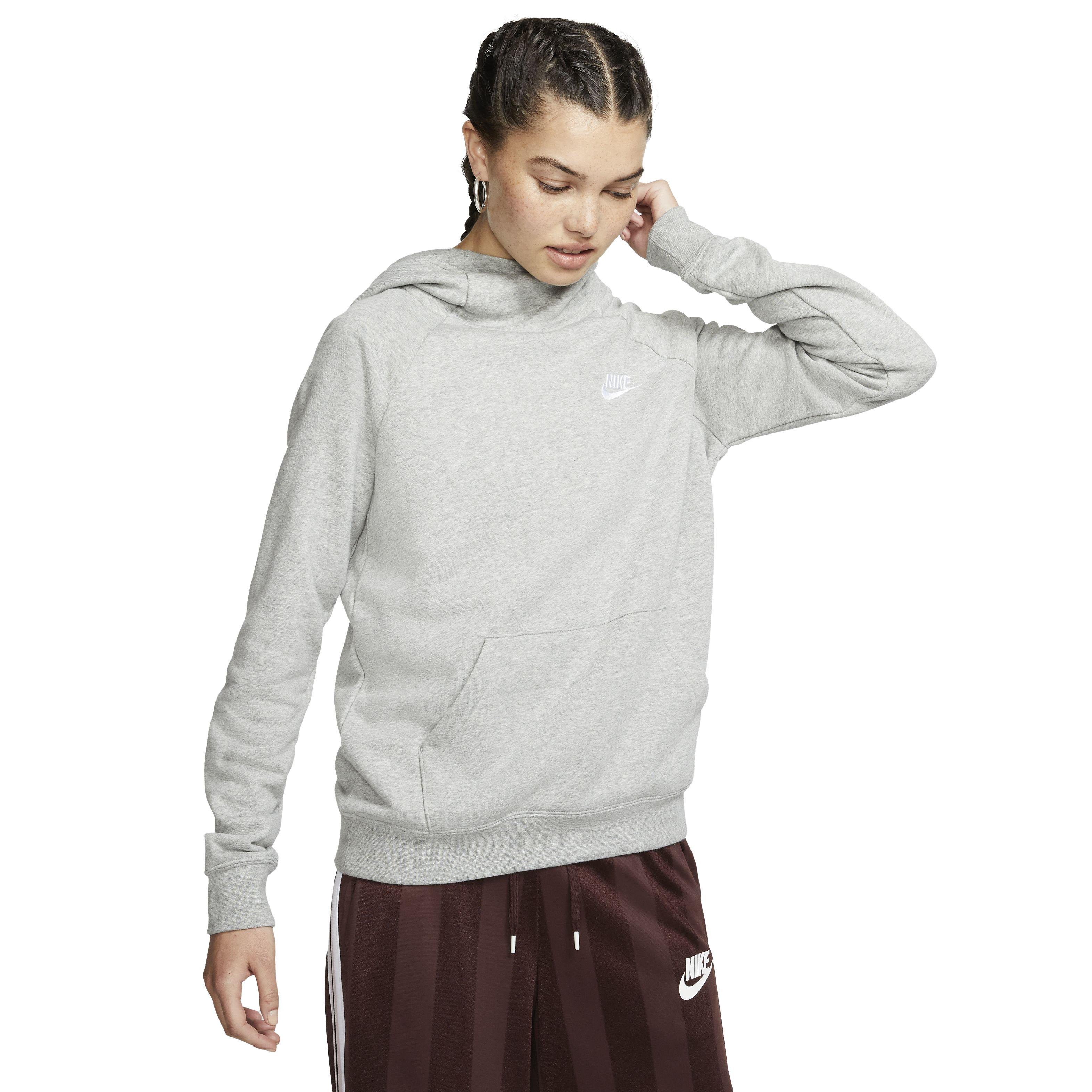 Nike Sportswear Essential Women's Funnel-Neck Fleece Pullover Hoodie -  Hibbett