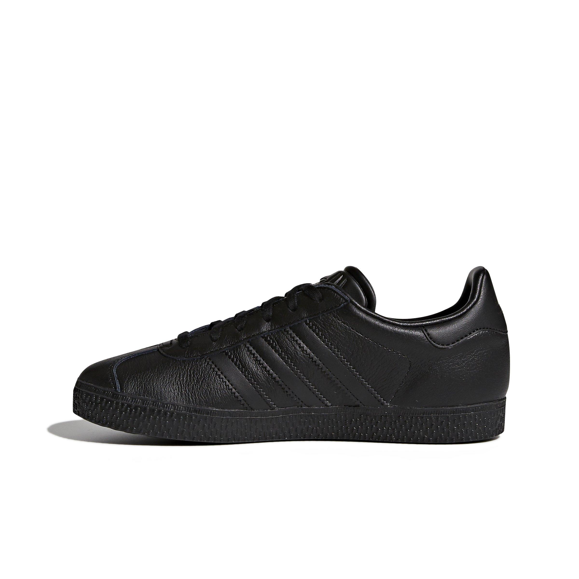 adidas Originals Gazelle Grade School Boys' "Core Black/Core Black/Core Black" Shoe