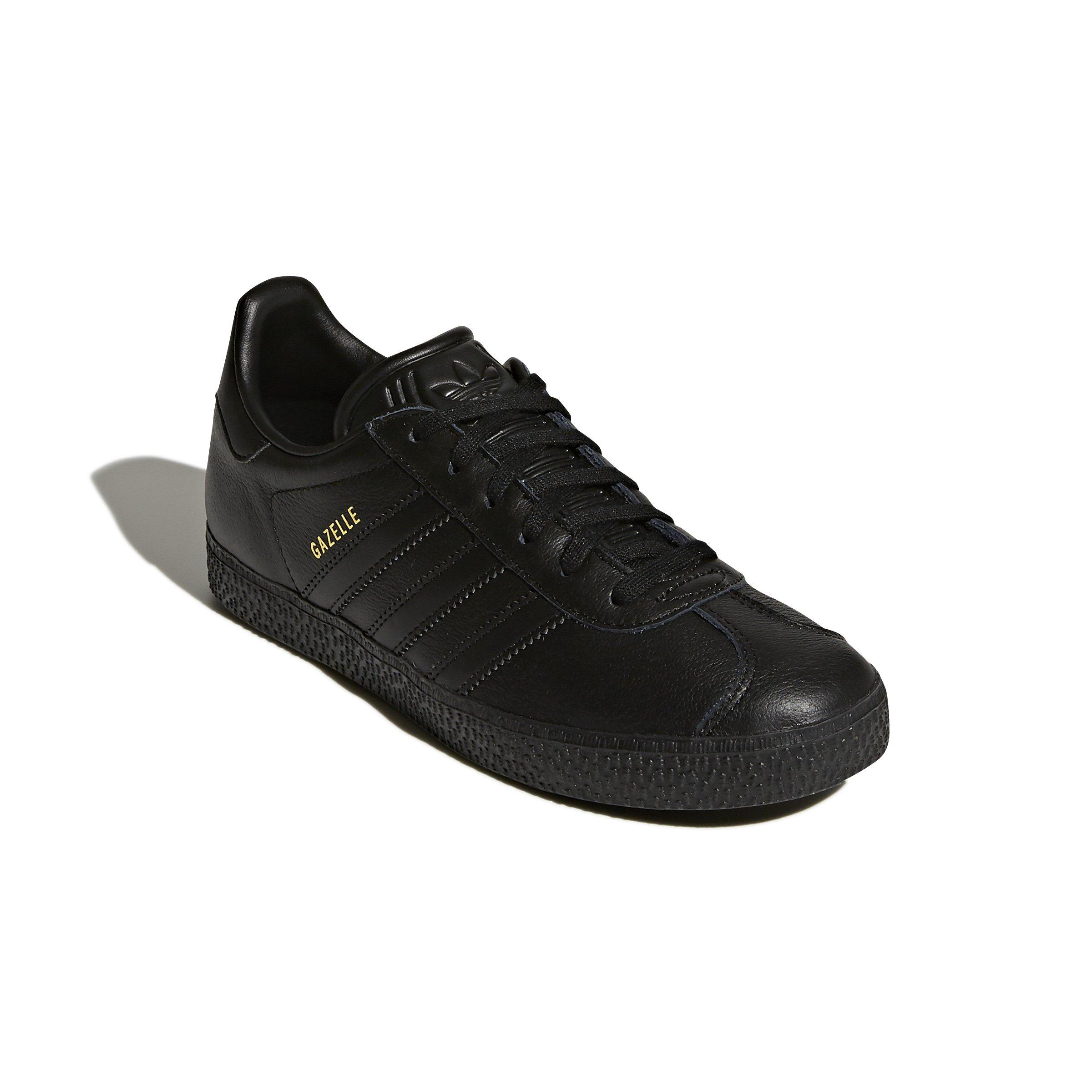 adidas Originals Gazelle Grade School Boys' "Core Black/Core Black/Core Black" Shoe