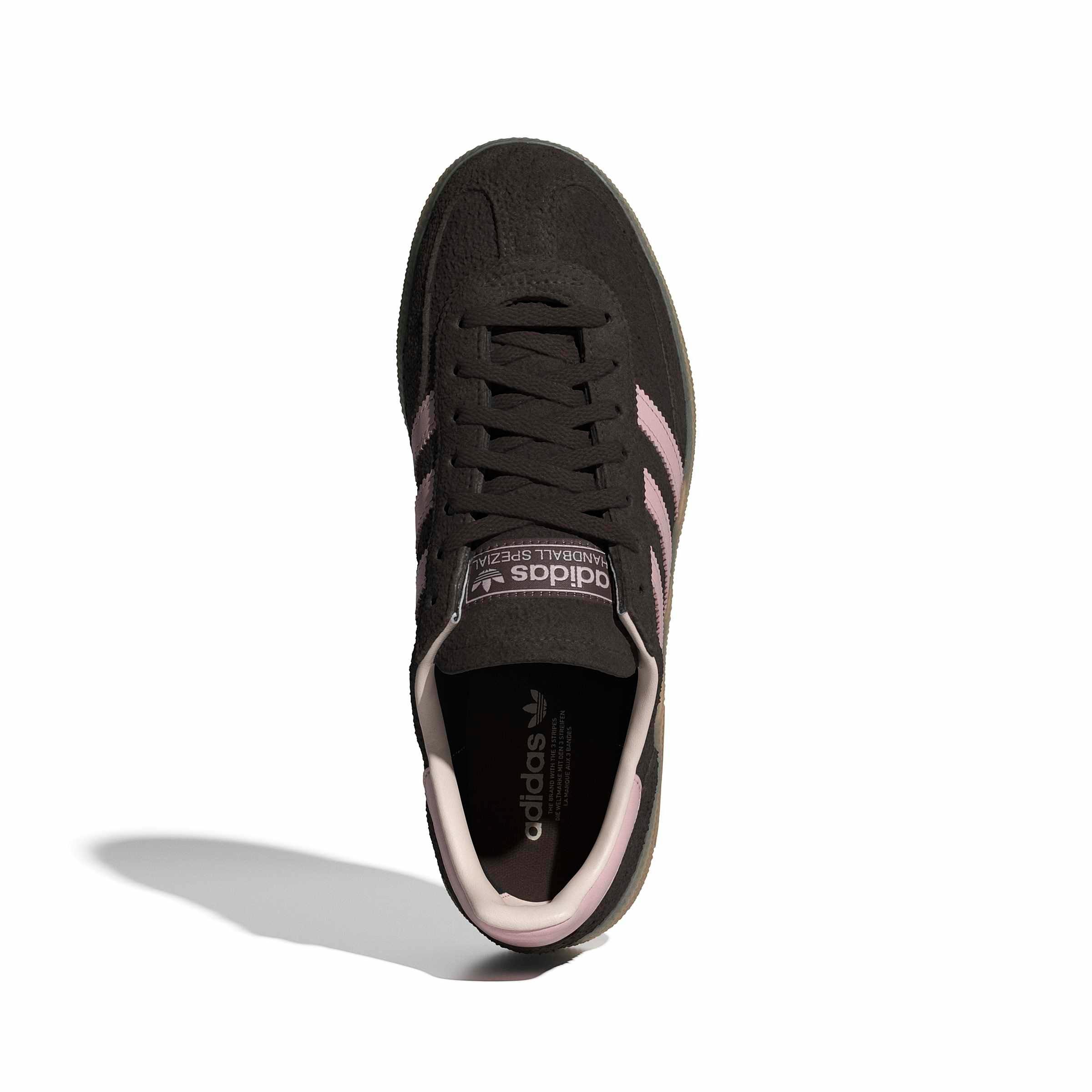 adidas Originals Handball Spezial "Aurora Coffee/Sandy Pink/Gum 3" Women's Shoe - COFFEE/PINK/GUM Thumbnail View 5
