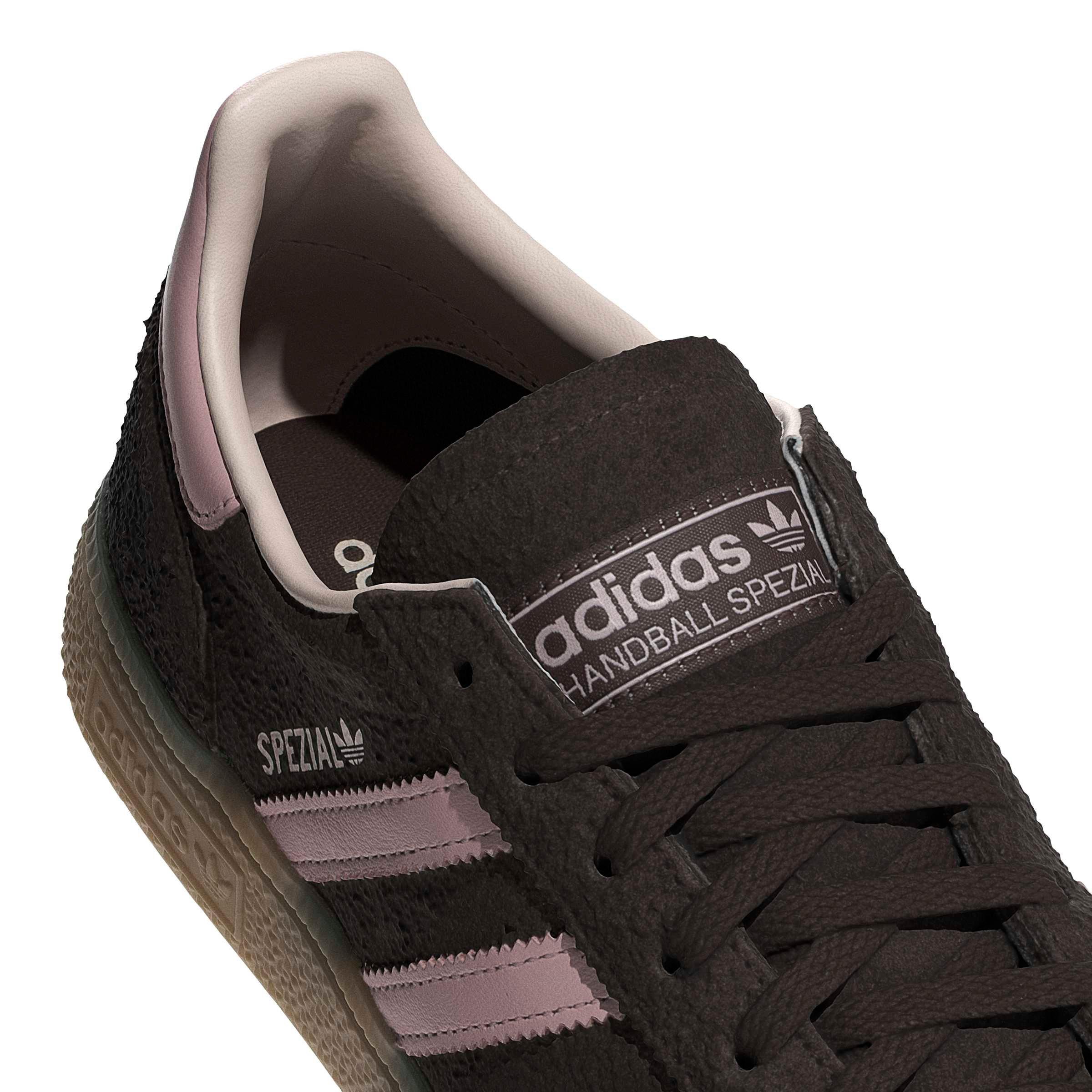 adidas Originals Handball Spezial "Aurora Coffee/Sandy Pink/Gum 3" Women's Shoe - COFFEE/PINK/GUM Thumbnail View 7