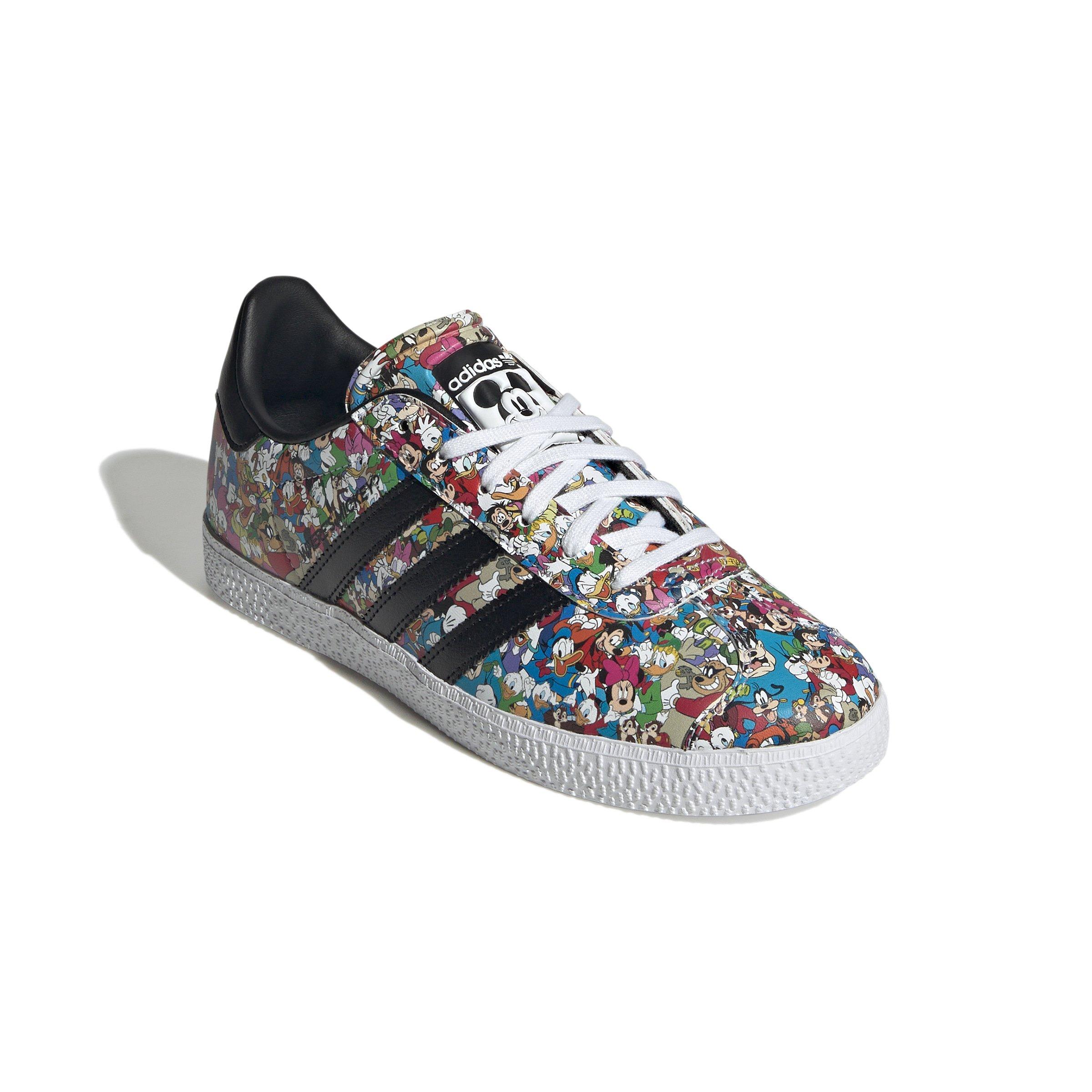 adidas Originals X Disney Mickey Gazelle Grade School Girls'  "Core Black/Core Black/Ftwr White" Shoe