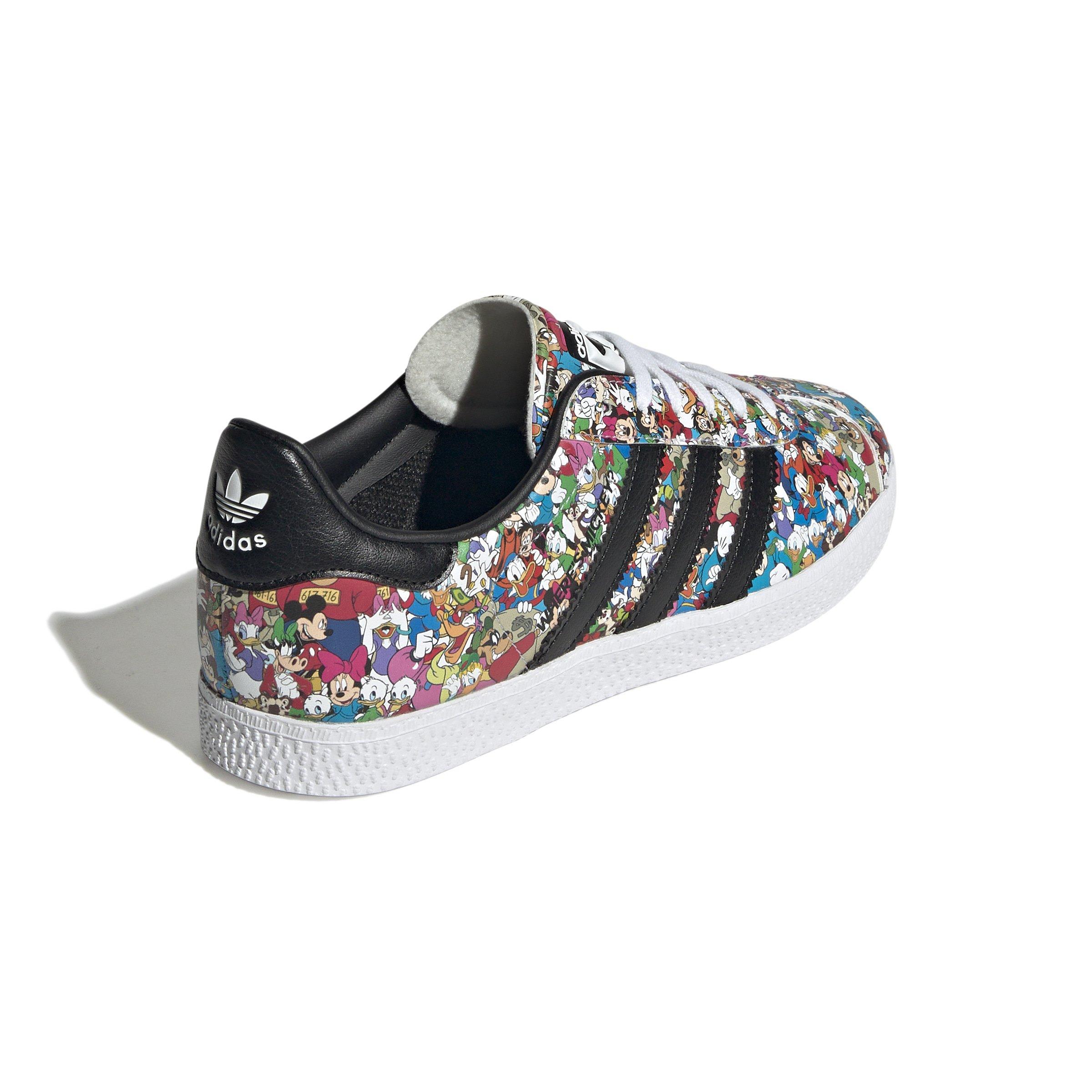 adidas Originals X Disney Mickey Gazelle Grade School Girls'  "Core Black/Core Black/Ftwr White" Shoe