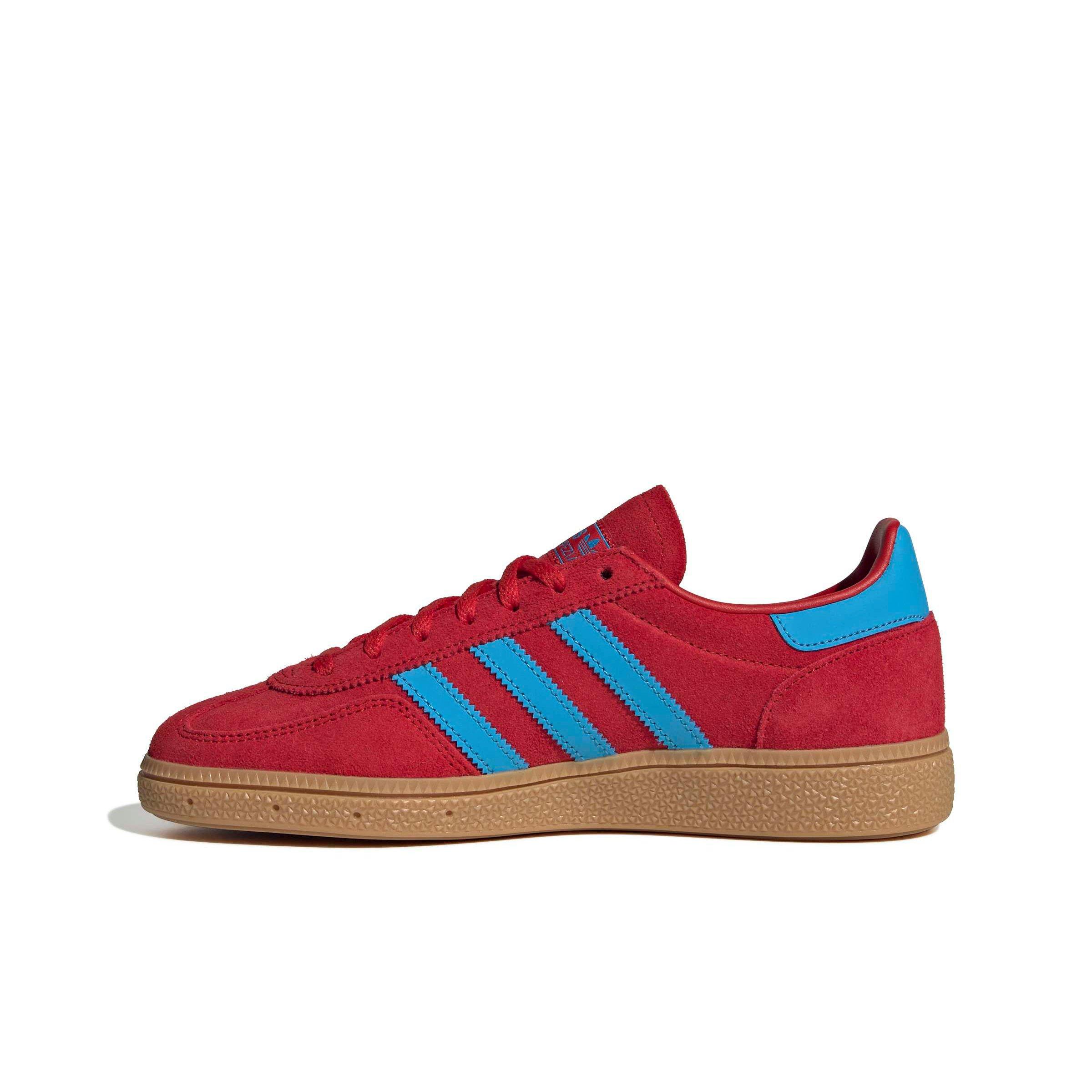 adidas Originals Handball Spezial "Better Scarlet/Lucid Aquamarine/Gold Metallic" Women's Shoe - SCARLET/AQUAMARINE/GOLD Thumbnail View 2