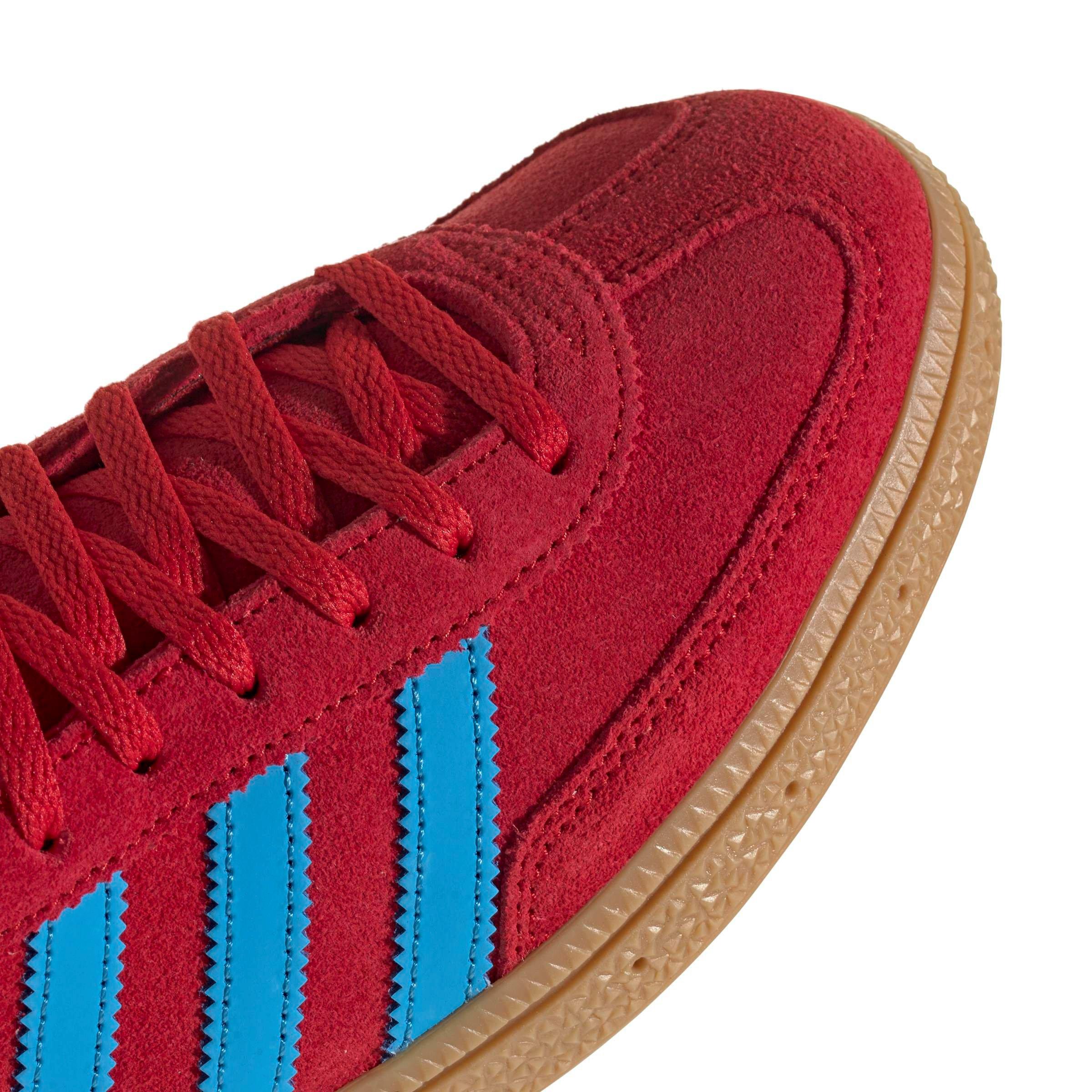 adidas Originals Handball Spezial "Better Scarlet/Lucid Aquamarine/Gold Metallic" Women's Shoe - SCARLET/AQUAMARINE/GOLD Thumbnail View 8