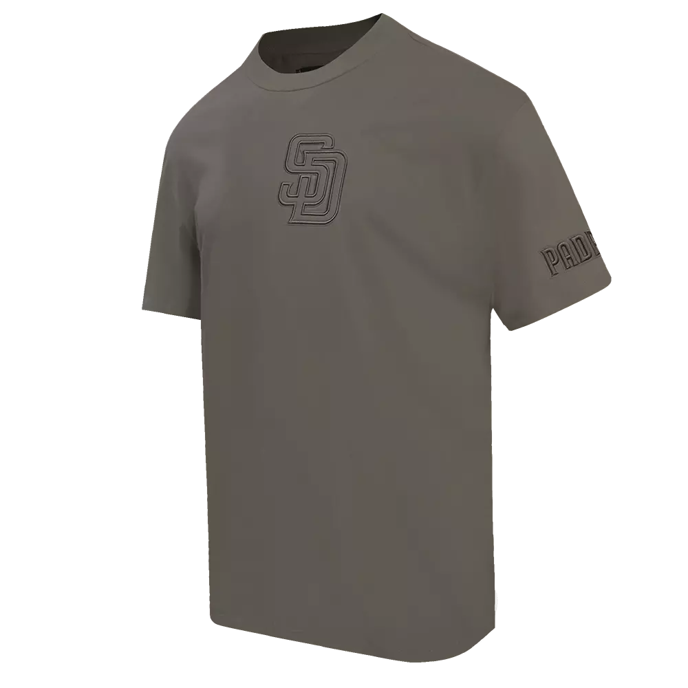 Pro Standard Men's MLB San Diego Padres Neutral Drop Shoulder Top - Dk Taupe - DK TAUPE