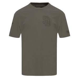 Pro Standard Men's MLB San Diego Padres Neutral Drop Shoulder Top - Dk Taupe - DK TAUPE