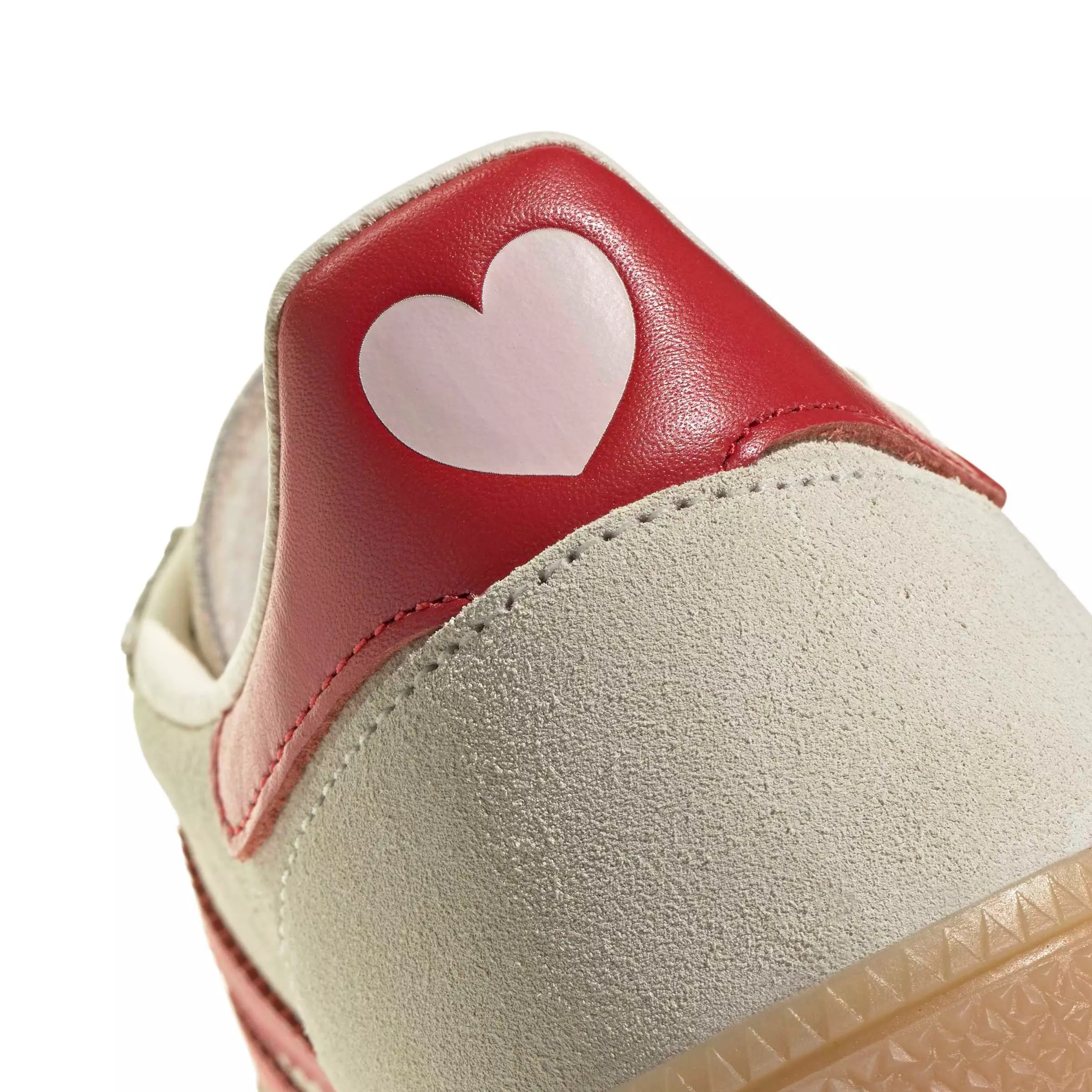 adidas Originals Handball Spezial "Cream White/Better Scarlet/Sandy Pink" Women's Shoe - CREAM/SCARLET/PINK