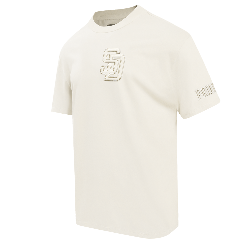Pro Standard Men's MLB San Diego Padres Neutral Drop Shoulder Top - Eggshell - EGGSHELL