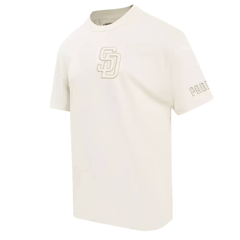 Pro Standard Men's MLB San Diego Padres Neutral Drop Shoulder Top - Eggshell - EGGSHELL