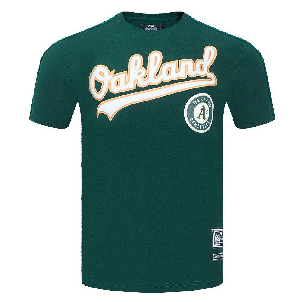 Pro Standard Men's Oakland Athletics Logo Pro Taping Top - Forest Green - FOREST GREEN