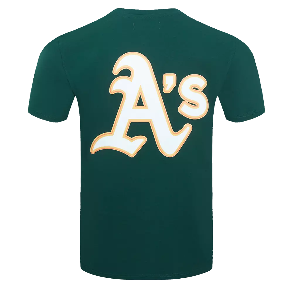 Pro Standard Men's Oakland Athletics Logo Pro Taping Top - Forest Green - FOREST GREEN