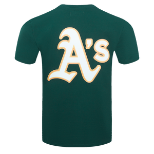 Pro Standard Men's Oakland Athletics Logo Pro Taping Top - Forest Green - FOREST GREEN