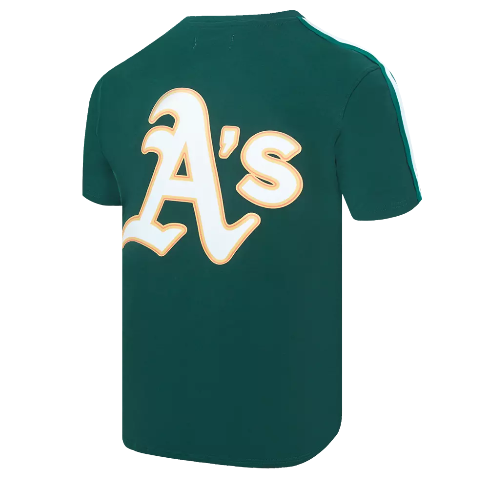 Pro Standard Men's Oakland Athletics Logo Pro Taping Top - Forest Green - FOREST GREEN