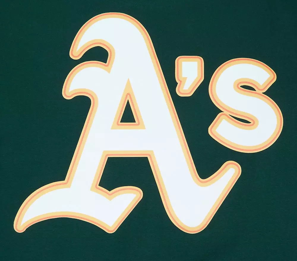 Pro Standard Men's Oakland Athletics Logo Pro Taping Top - Forest Green - FOREST GREEN