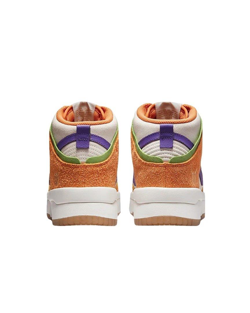 Nike Dunk High Up Premium "Sail/Harvest Moon/Hot Curry/Canyon Purple" Women's Shoe - SAIL/MOON/CURRY/PURPLE Thumbnail View 5