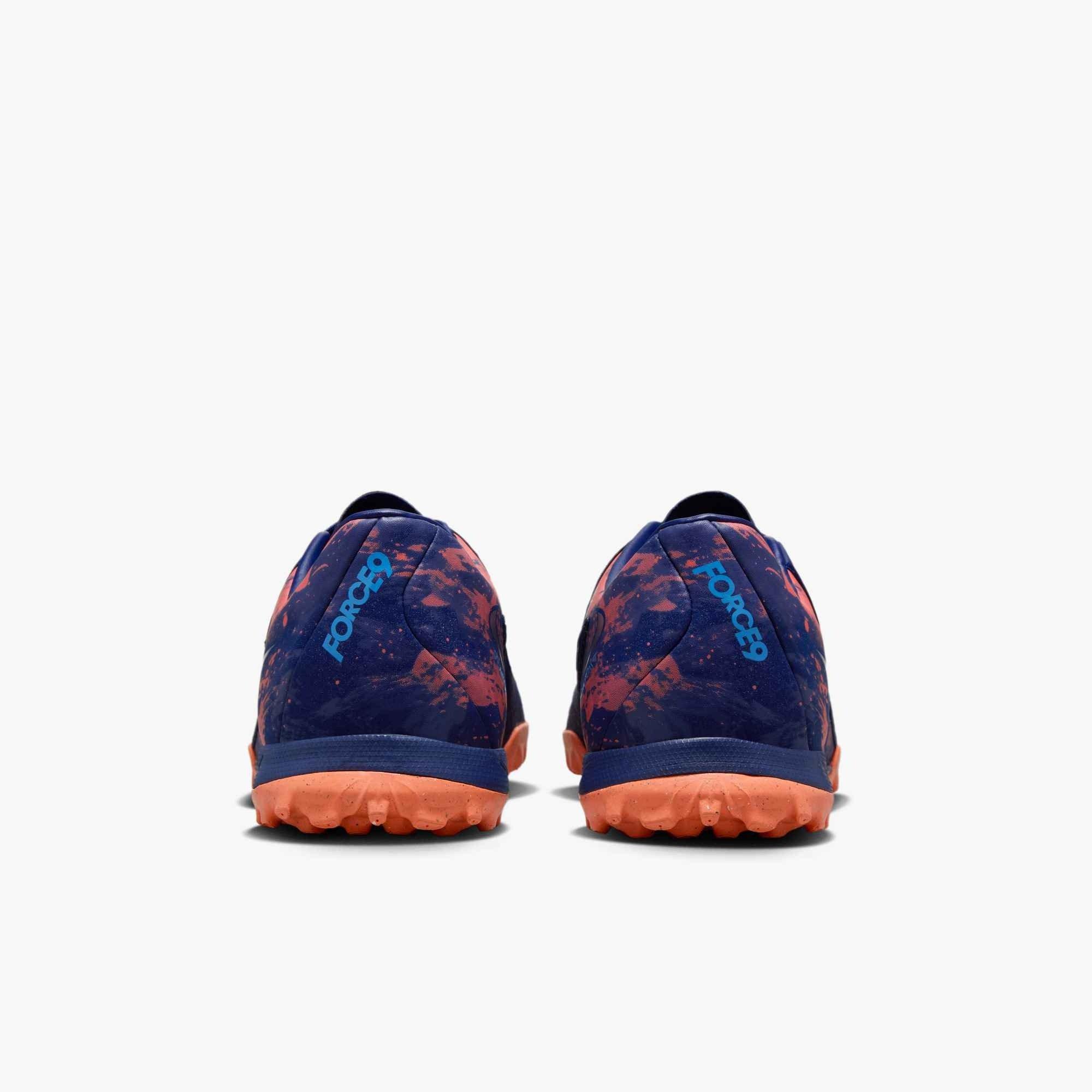 Nike Phantom GX 2 Academy Turf "Blue Void/Chrome" Men's Soccer Shoe - BLUE/CHROME Thumbnail View 5