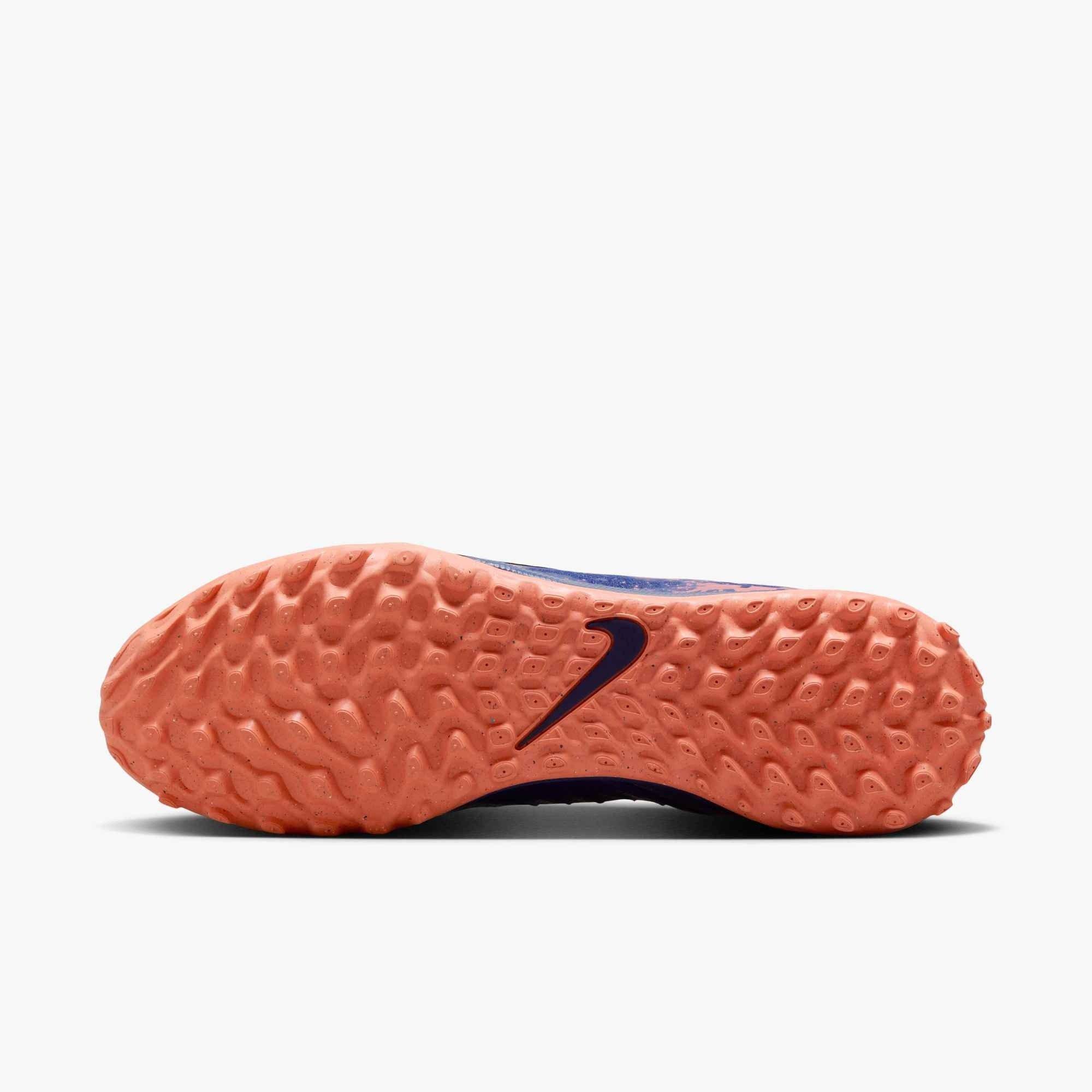 Nike Phantom GX 2 Academy Turf "Blue Void/Chrome" Men's Soccer Shoe - BLUE/CHROME Thumbnail View 8