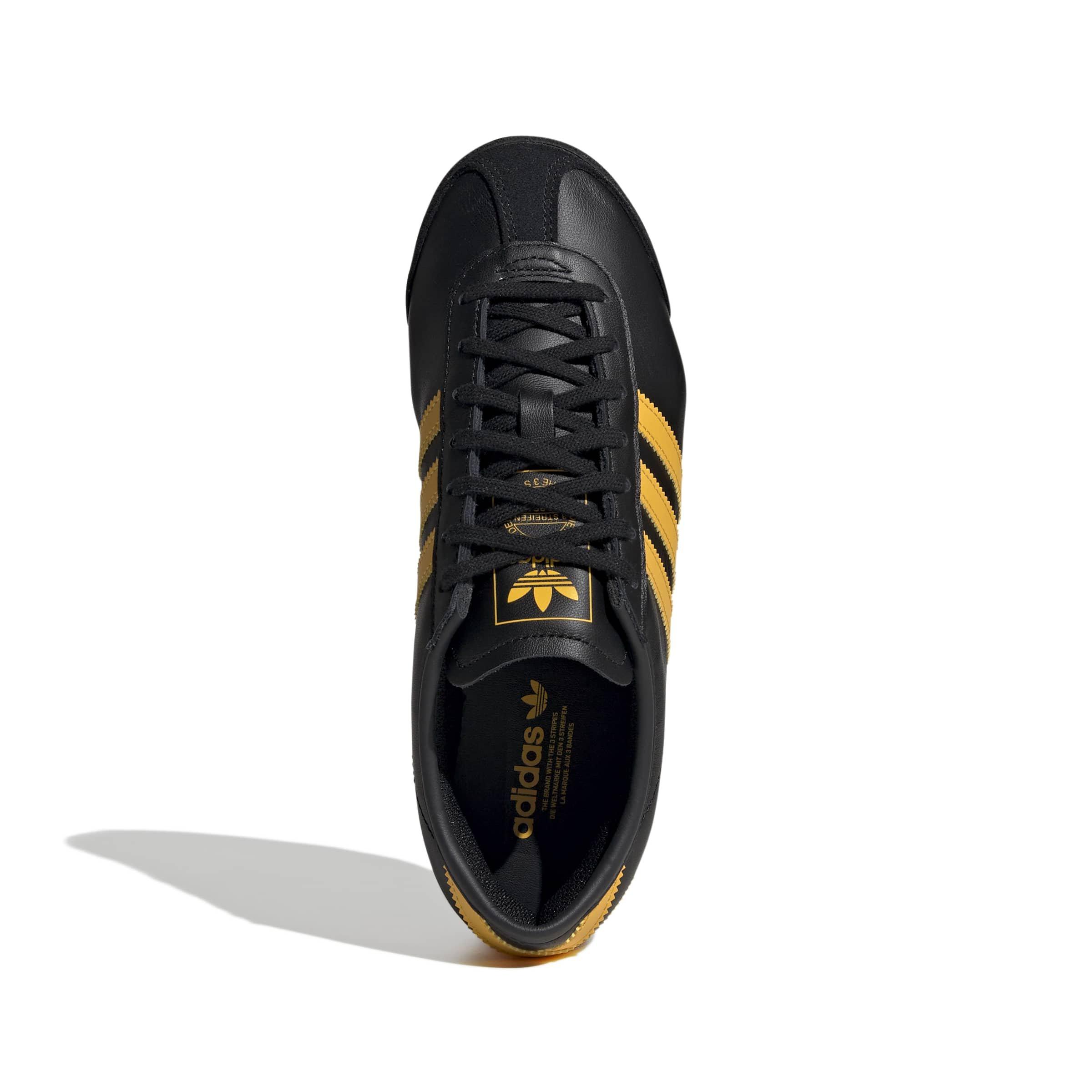 adidas Originals Italia 70s "Core Black/Crew Yellow/Gold Metallic" Women's Shoe - BLACK/YELLOW/GOLD Thumbnail View 5