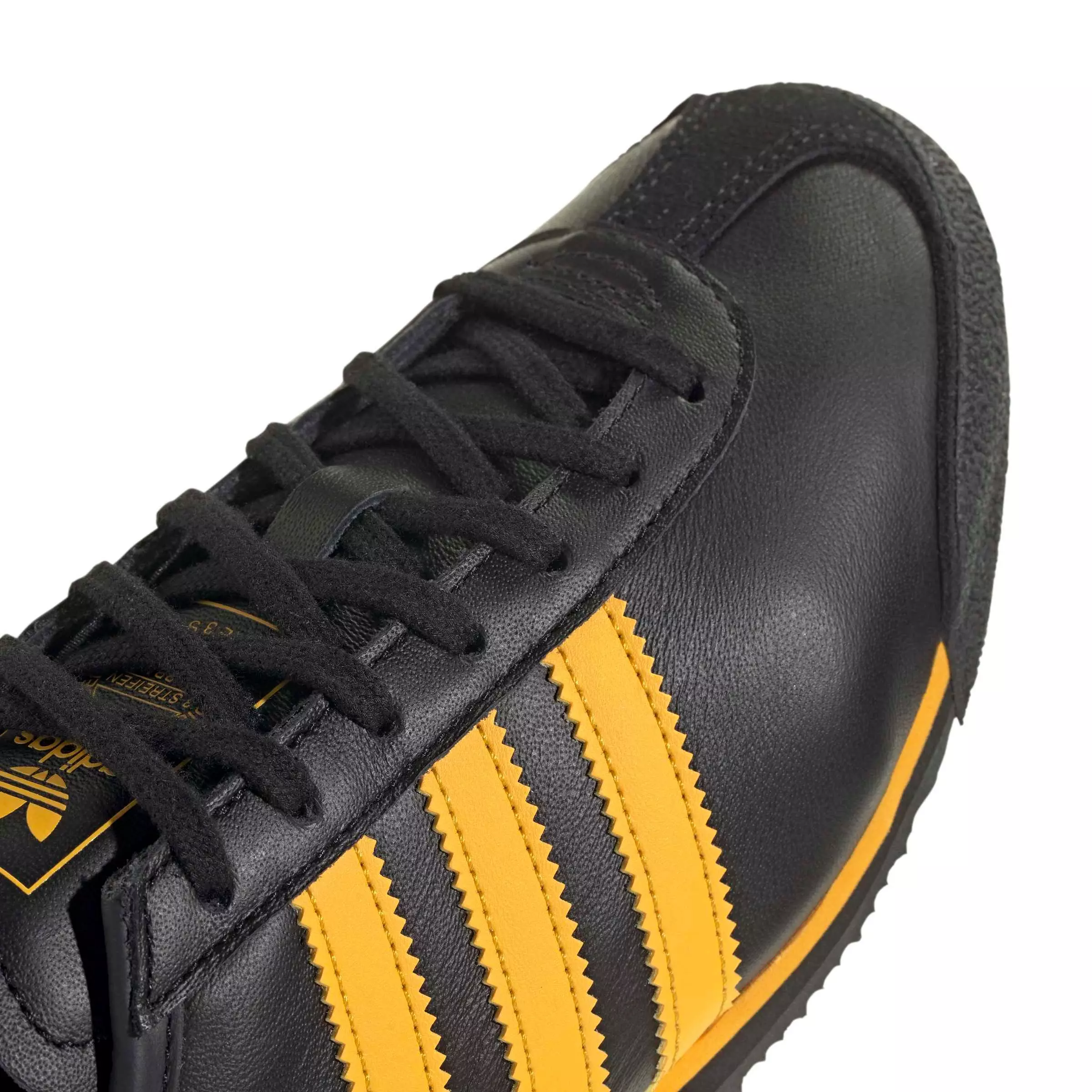 adidas Originals Italia 70s "Core Black/Crew Yellow/Gold Metallic" Women's Shoe - BLACK/YELLOW/GOLD