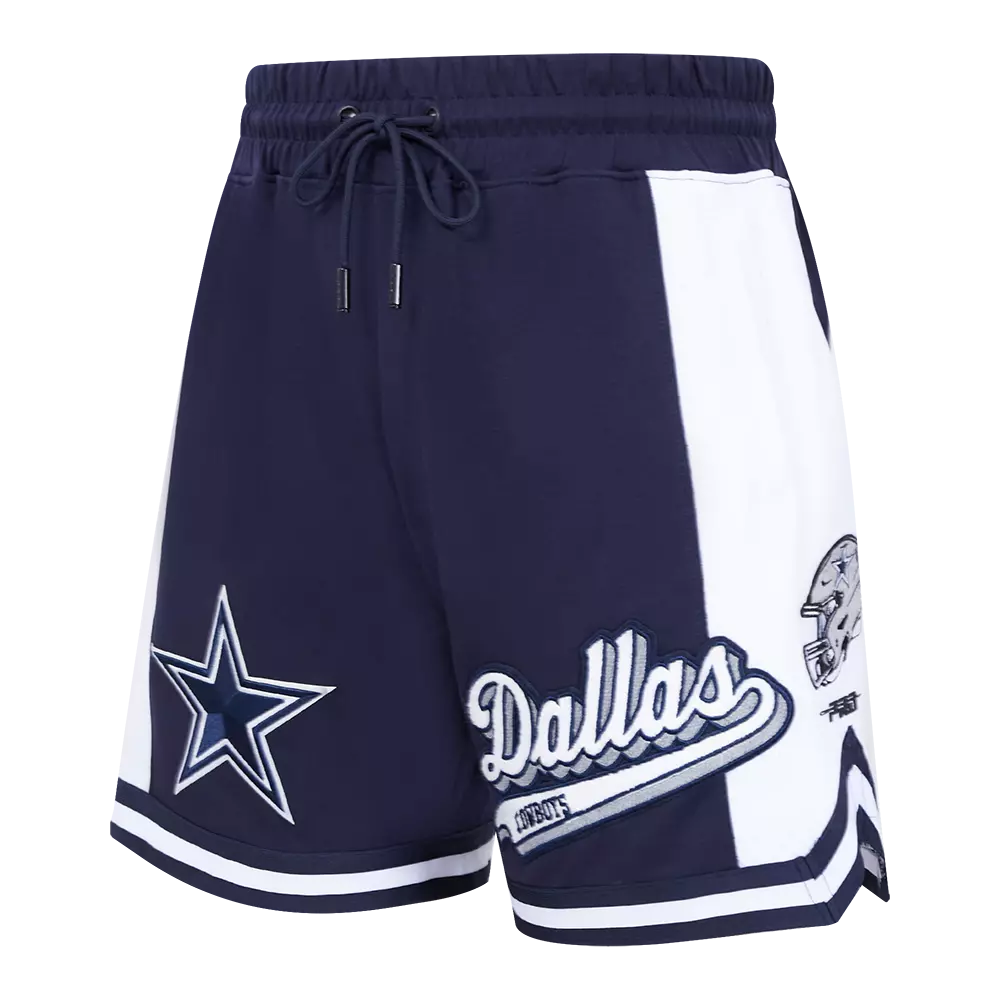 Pro Standard Men's NFL Dallas Cowboys Script Tail Double Knit 2.0 Short - Navy - NAVY