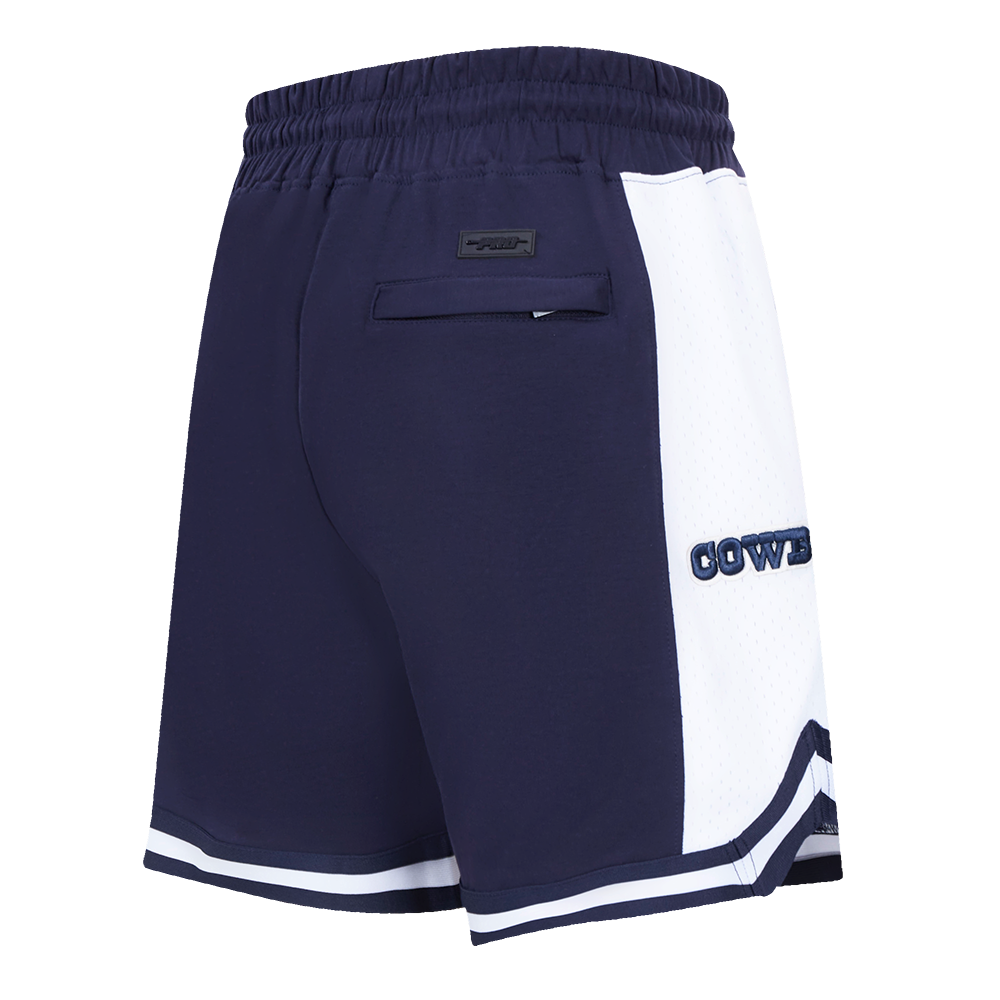 Pro Standard Men's NFL Dallas Cowboys Script Tail Double Knit 2.0 Short - Navy - NAVY