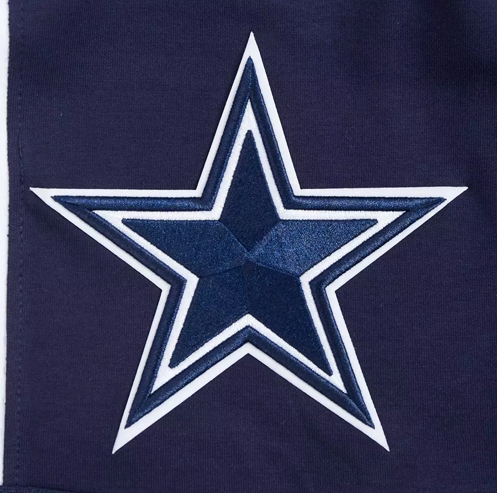 Pro Standard Men's NFL Dallas Cowboys Script Tail Double Knit 2.0 Short - Navy - NAVY