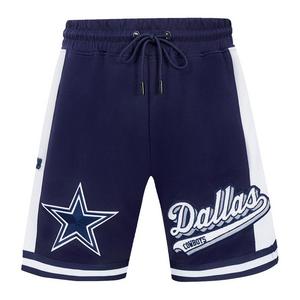 Pro Standard Men's NFL Dallas Cowboys Script Tail Double Knit 2.0 Short - Navy - NAVY