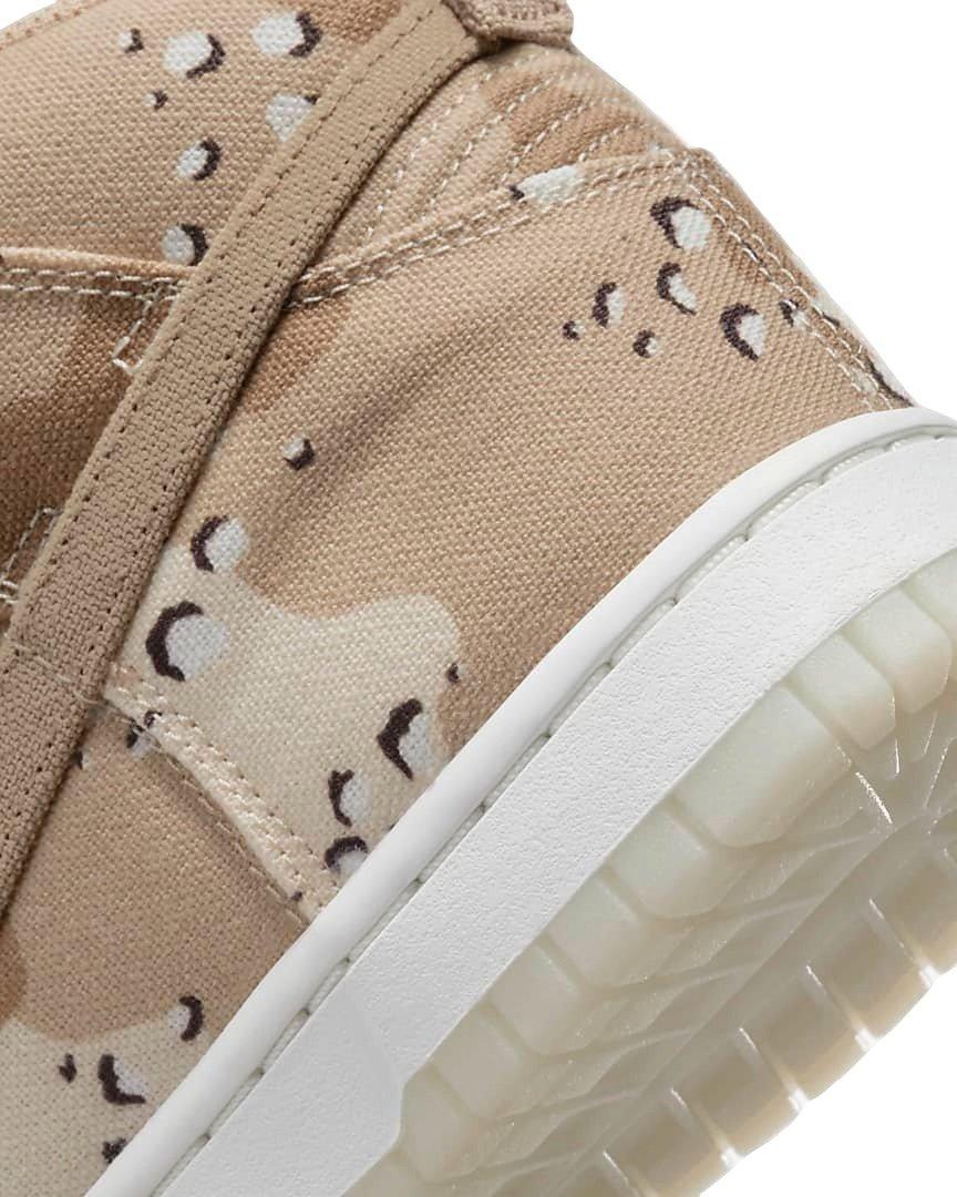 Nike Dunk High "Hemp/Sail/Velvet Brown/Light Soft Pink" Women's Shoe - HEMP/SAIL/BROWN/LT PINK Thumbnail View 8