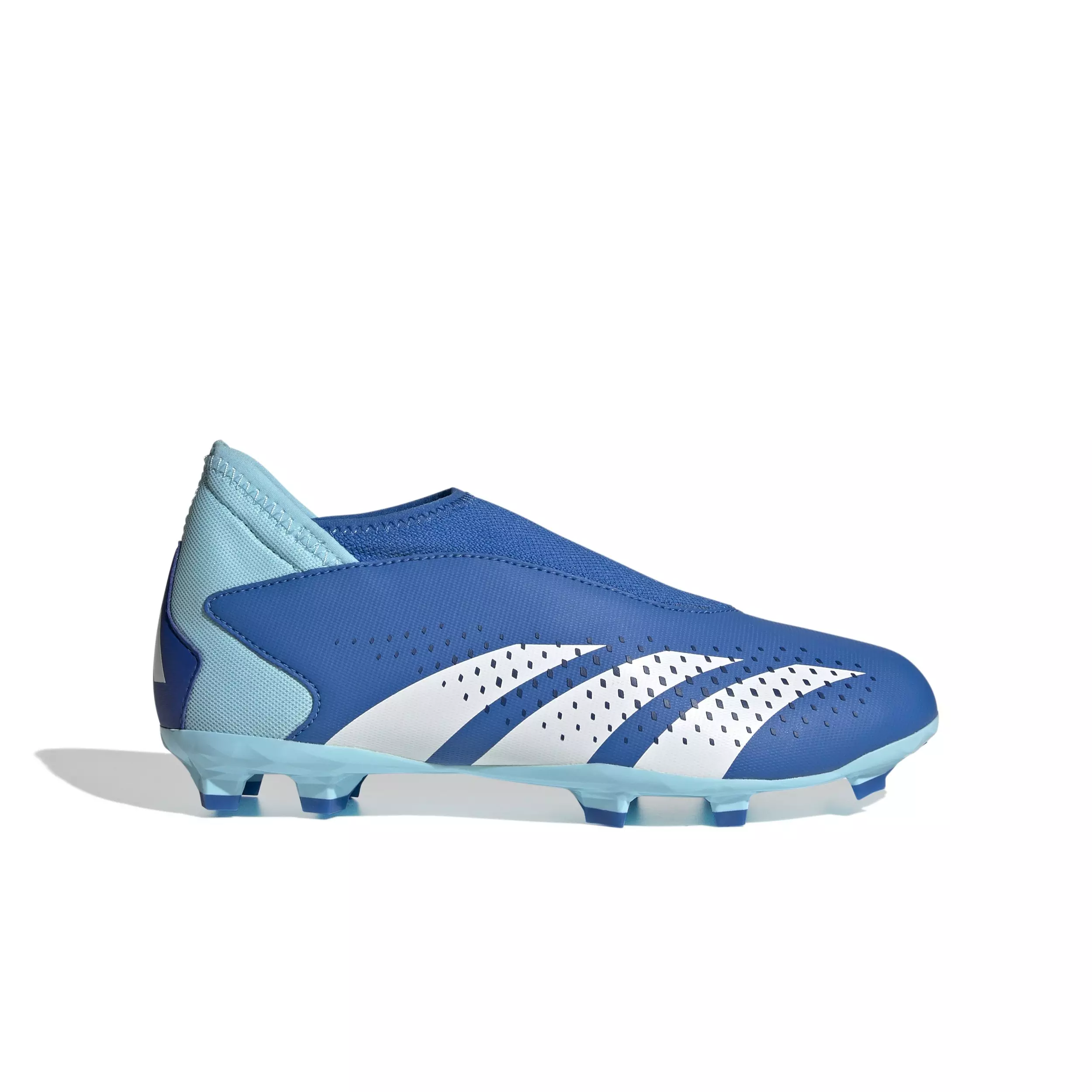 adidas Predator Accuracy.3 Laceless Firm Ground "Bright Royal/Ftwr White/Bliss Blue" Preschool Kids' Soccer Cleat - ROYAL/WHITE/BLUE