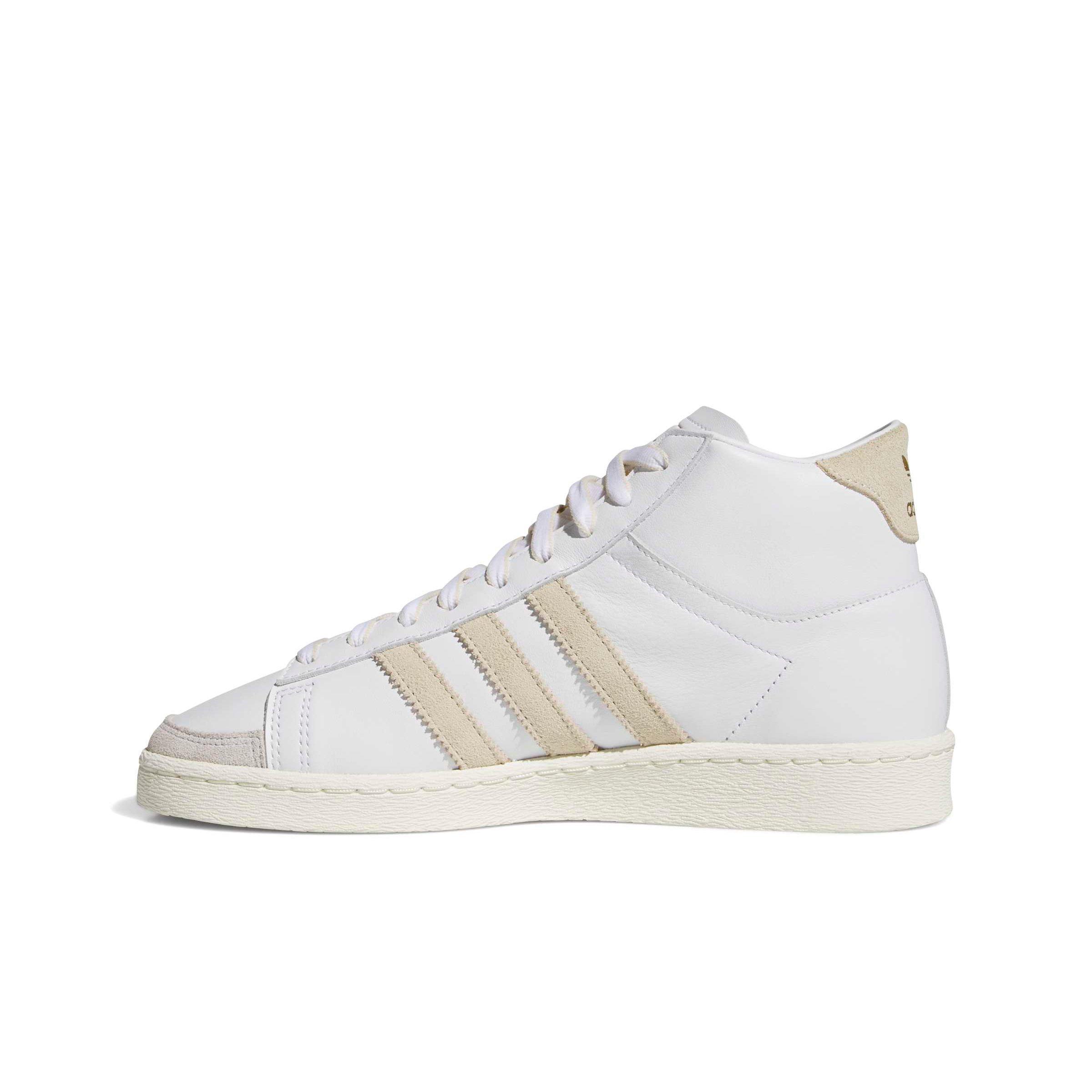 adidas Jabbar Hi "Ftwr White/Crystal Linen/Off White" Women's Shoe - WHITE/LINEN/OFF WHITE Thumbnail View 2