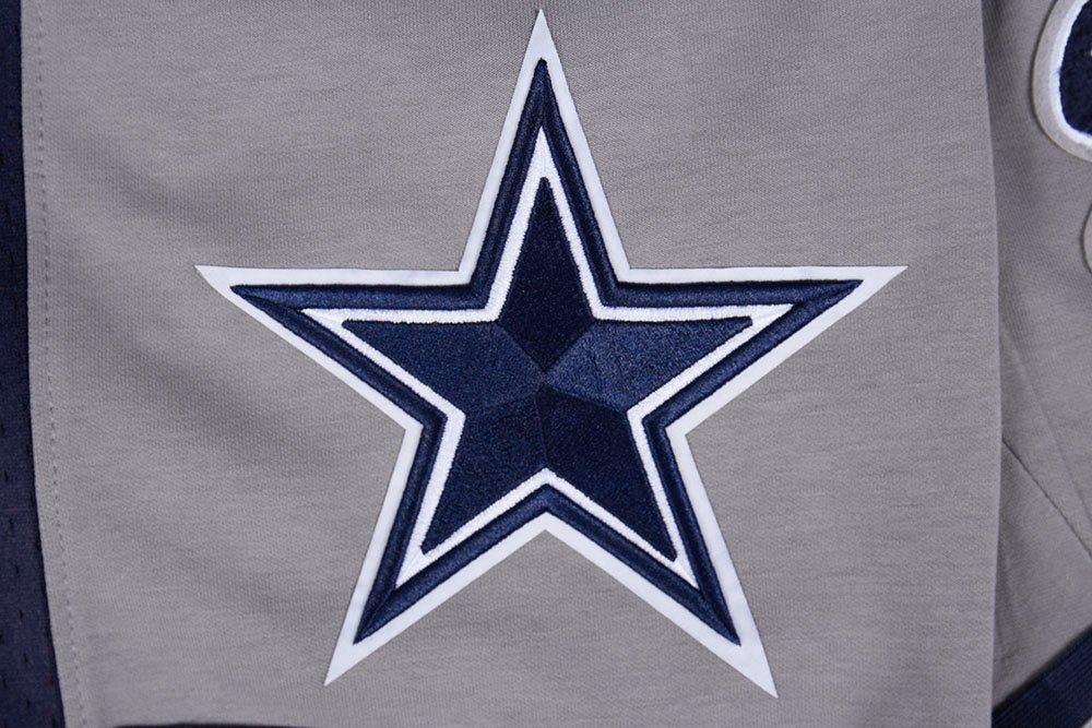 Pro Standard Men's NFL Dallas Cowboys Script Tail Double Knit 2.0 Short - Grey/Navy - GREY/NAVY