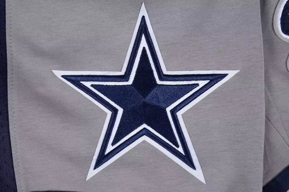 Pro Standard Men's NFL Dallas Cowboys Script Tail Double Knit 2.0 Short - Grey/Navy - GREY/NAVY