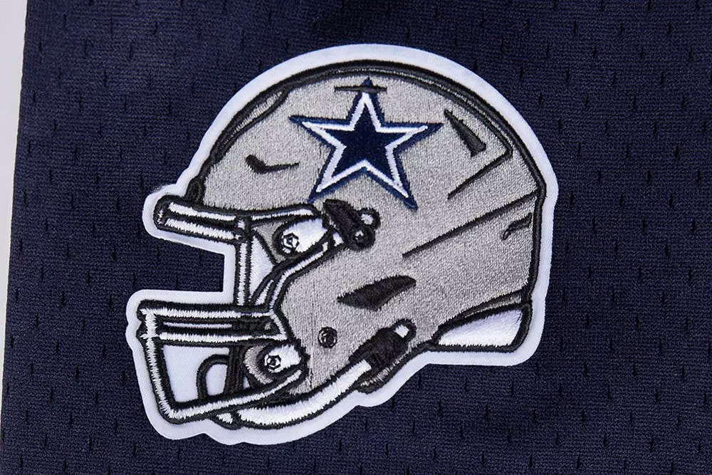 Pro Standard Men's NFL Dallas Cowboys Script Tail Double Knit 2.0 Short - Grey/Navy - GREY/NAVY