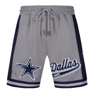 Pro Standard Men's NFL Dallas Cowboys Script Tail Double Knit 2.0 Short - Grey/Navy - GREY/NAVY