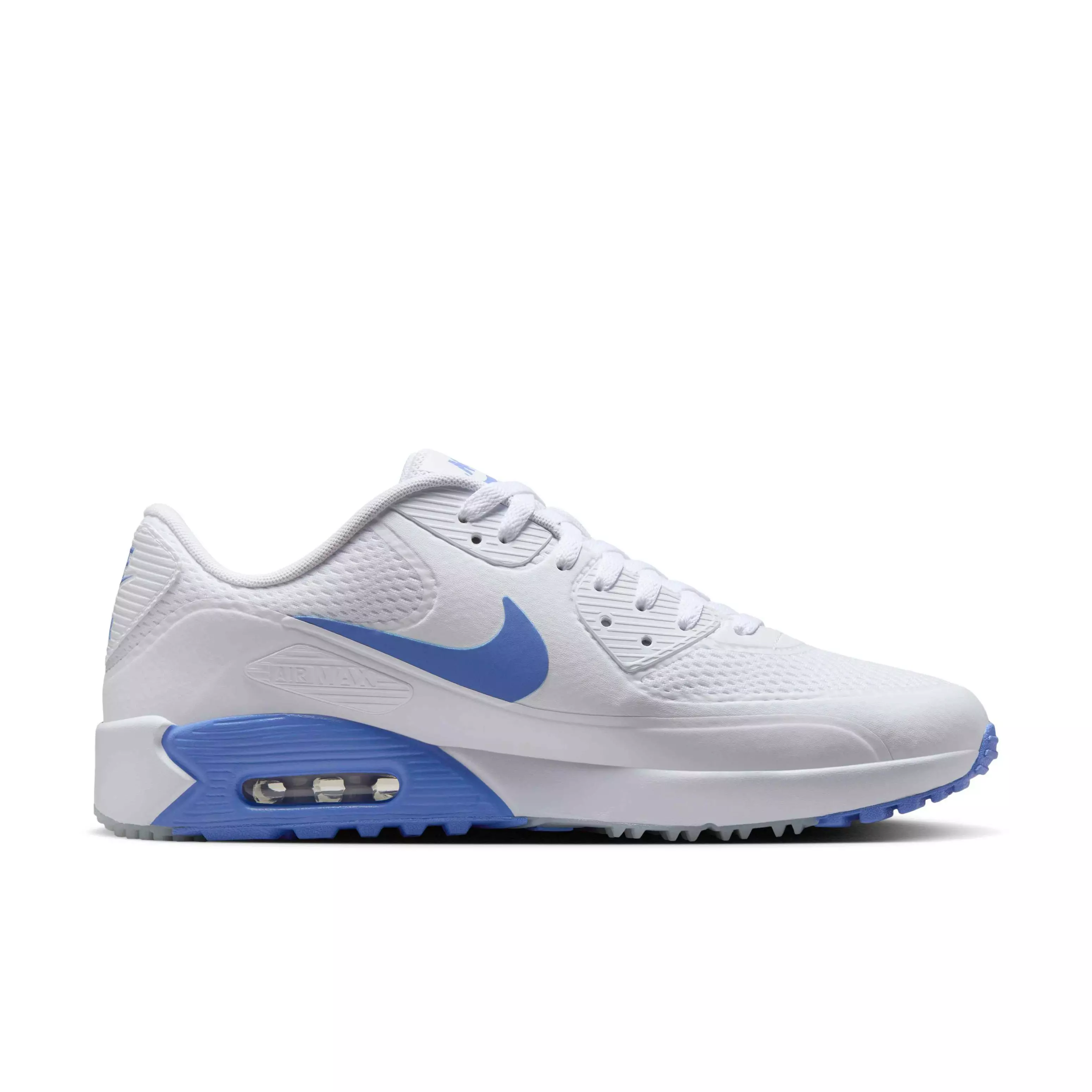 Nike Air Max 90 G "White/Royal Pulse" Men's Golf Shoe - WHITE/ROYAL