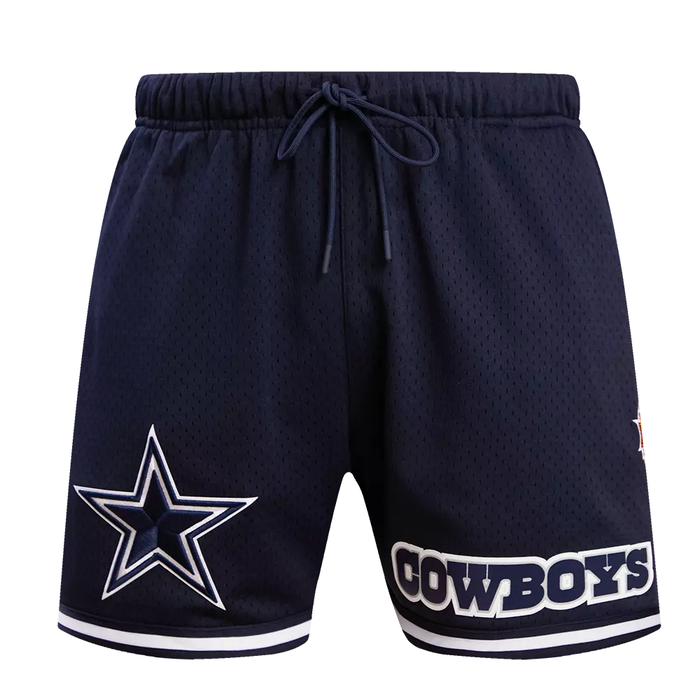 Pro Standard Men's NFL Dallas Cowboys Logo Classic Mesh Short - Navy - NAVY