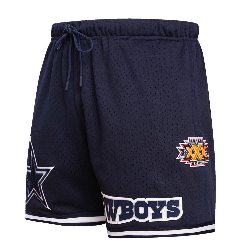 Pro Standard Men's NFL Dallas Cowboys Logo Classic Mesh Short - Navy - NAVY
