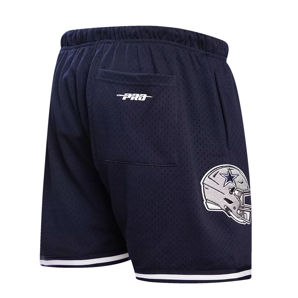 Pro Standard Men's NFL Dallas Cowboys Logo Classic Mesh Short - Navy - NAVY