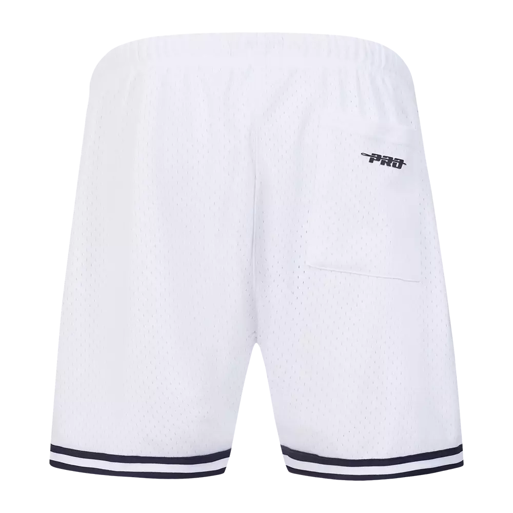 Pro Standard Men's NFL Dallas Cowboys Logo Classic Mesh Short - White/Navy - WHITE/NAVY