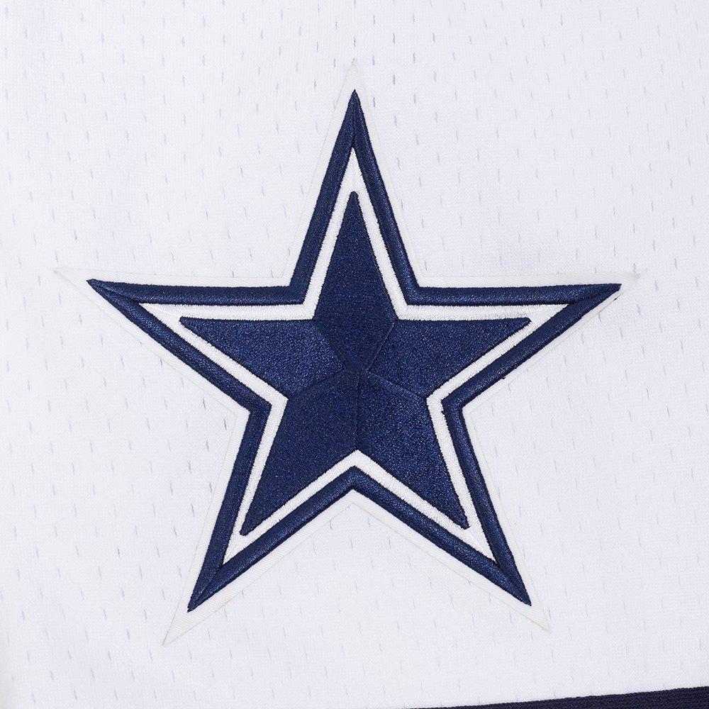 Pro Standard Men's NFL Dallas Cowboys Logo Classic Mesh Short - White/Navy - WHITE/NAVY