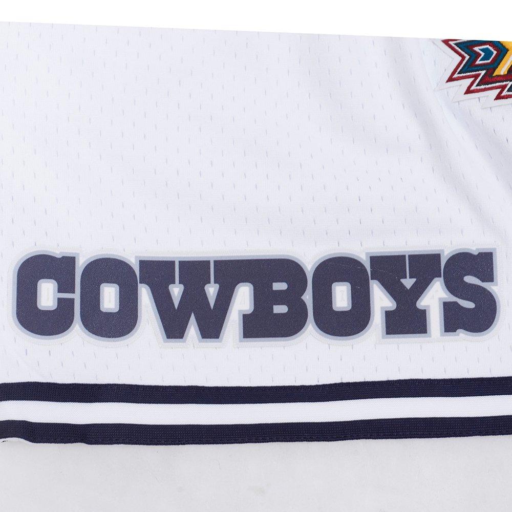 Pro Standard Men's NFL Dallas Cowboys Logo Classic Mesh Short - White/Navy - WHITE/NAVY