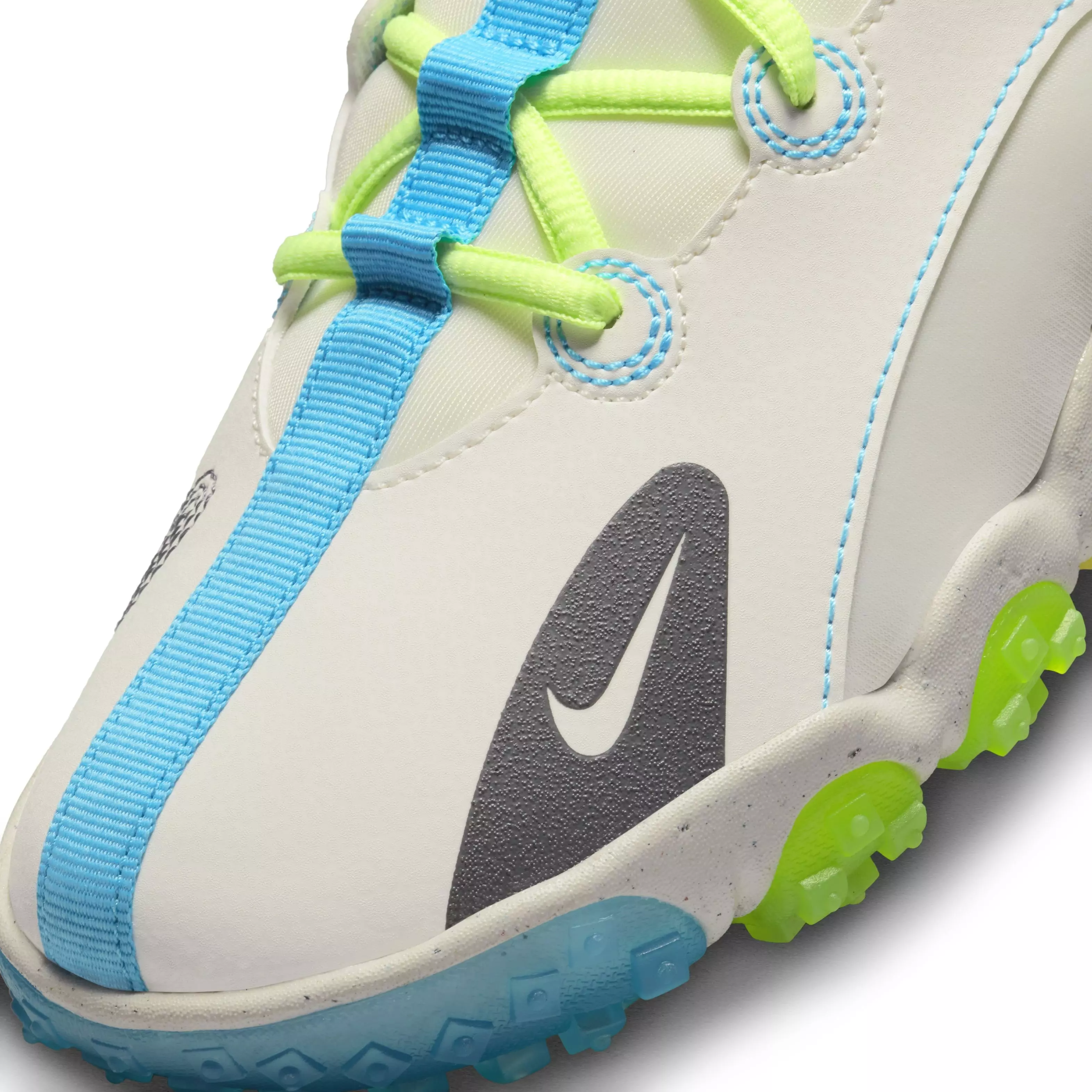 Nike Future Field "Sail/Sonic Yellow/Hyper Pink/Dark Grey" Boys' Football Cleat - SAIL/YELLOW/PINK/DK GREY